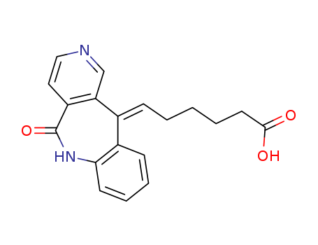 Hexanoic acid,6-(5,6-dihydro-5-oxo-11H-pyrido[4,3-c][1]benzazepin-11-ylidene)-, (E)- (9CI)