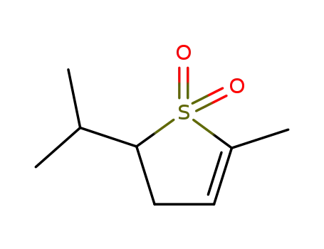 티오펜, 2,3-디히드로-5-메틸-2-(1-메틸에틸)-, 1,1-디옥사이드(9CI)