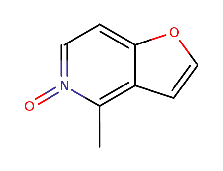 Molecular Structure of 117013-86-2 (Furo[3,2-c]pyridine,4-methyl-,5-oxide(9CI))