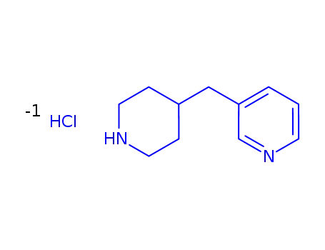Molecular Structure of 1172053-95-0 (3-PIPERIDIN-4-YLMETHYLPYRIDINE 2HCL)