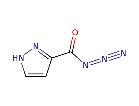 Molecular Structure of 116570-74-2 (PYRAZOLE-3-CARBONYL AZIDE)
