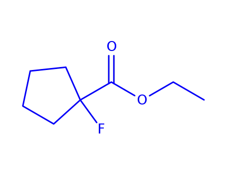 Cyclopentanecarboxylic acid, 1-fluoro-, ethyl ester (9CI)