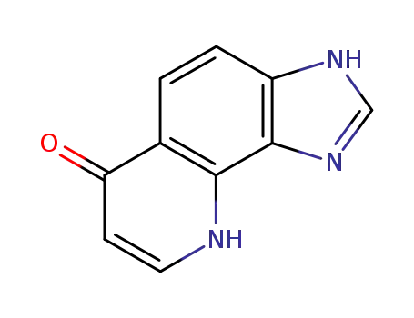 Molecular Structure of 116962-17-5 (6H-Imidazo[4,5-h]quinolin-6-one,1,9-dihydro-(9CI))