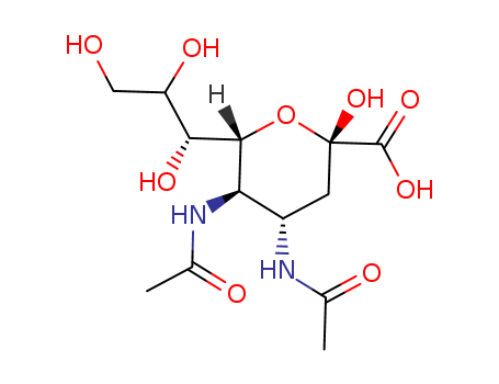 N-acetyl-4-deoxy-4-acetamidoneuraminic acid