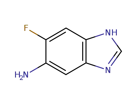 1H-Benzimidazol-5-amine,6-fluoro-(9CI)