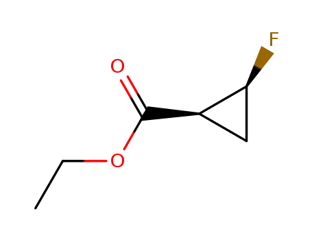 Molecular Structure of 84388-71-6 (CIS-ETHYL 2-FLUOROCYCLOPROPANECARBOXYLATE)