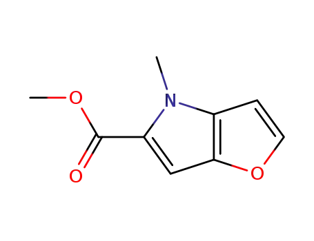 Molecular Structure of 164667-61-2 (METHYL 4-METHYL-4H-FURO[3,2-B]PYRROLE-5-CARBOXYLATE)