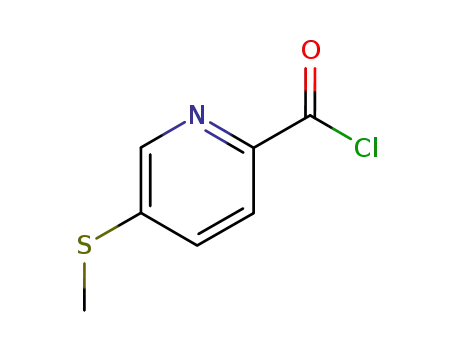 2-Pyridinecarbonyl chloride, 5-(methylthio)- (9CI)