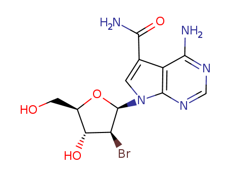 4-AMINO-7-(3-BROMO-4-HYDROXY-5-HYDROXYMETHYL-TETRAHYDRO-FURAN-2-YL)-7H-PYRROLO[2,3-D]PYRIMIDINE-5-CARBOXYLIC ACID AMIDECAS