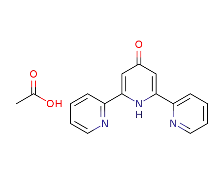 Molecular Structure of 474745-38-5 (2,2':6',2'-terpyridin-4'-(1'H)-one acetic acid adduct)