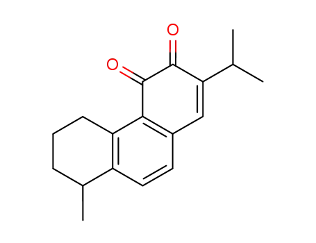 2-이소프로필-5,6,7,8-테트라히드로-8-메틸-3,4-페난트렌디온