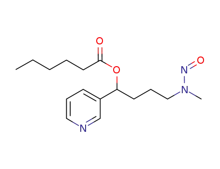 4-(methylnitrosamino)-1-(3-pyridyl)-1-butyl hexanoate