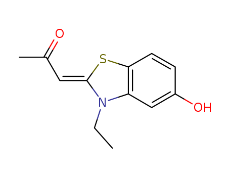 (1Z)-1-(3-ethyl-5-hydroxy-1,3-benzothiazol-2(3H)-ylidene)-2-propanone