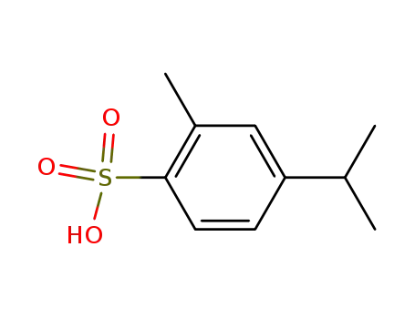 Molecular Structure of 116496-16-3 (4-ISOPROPYL-2-METHYLBENZENE-1-SULFONIC ACID)