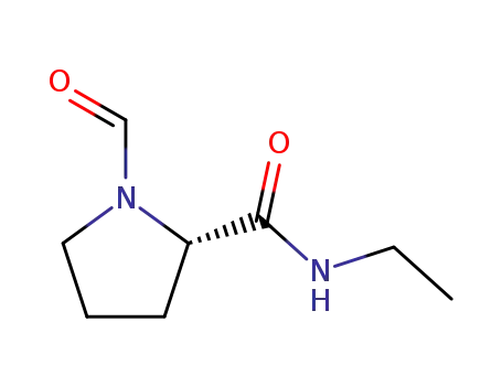 2-피롤리딘카르복사미드,N-에틸-1-포르밀-(9CI)