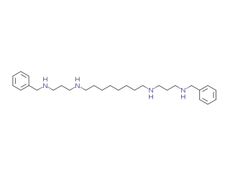 Molecular Structure of 117654-73-6 (N,N'-di-(3-((phenylmethyl)amino)propyl)-1,8-diaminooctane)