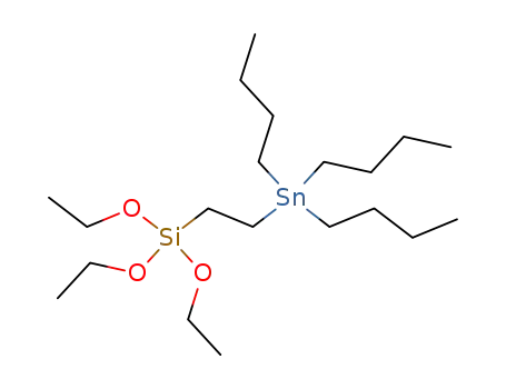 Silane, triethoxy(2-(tributylstannyl)ethyl)-