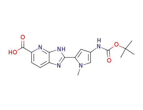 2-(4-tert-butoxycarbonylamino-1-methyl-1H-pyrrole-2-yl)-3H-imidazo[4,5-b]pyridine-5-carboxylic acid