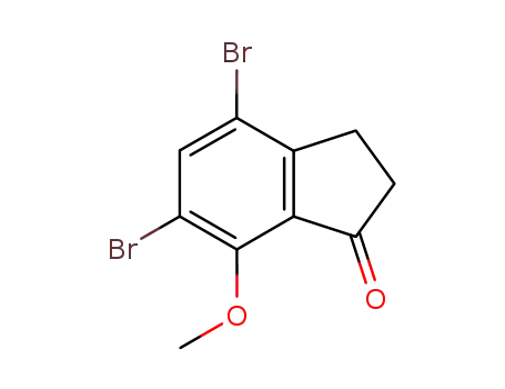 4,6-Dibromo-2,3-dihydro-7-methoxy-1H-inden-1-one