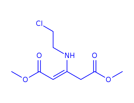 dimethyl 3-(2-chloroethylamino)pent-2-enedioate