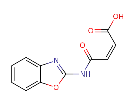 <i>N</i>-benzooxazol-2-yl-maleamic acid