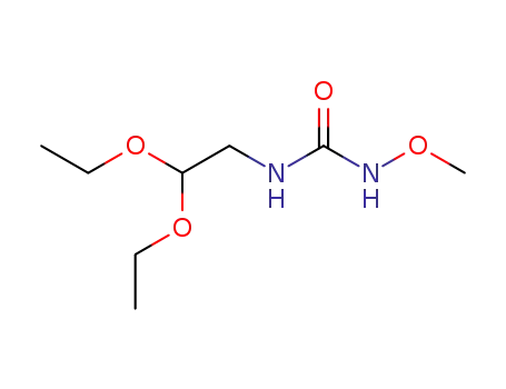 Molecular Structure of 116451-49-1 (1-(2,2-Diethoxyethyl)-3-methoxyurea)