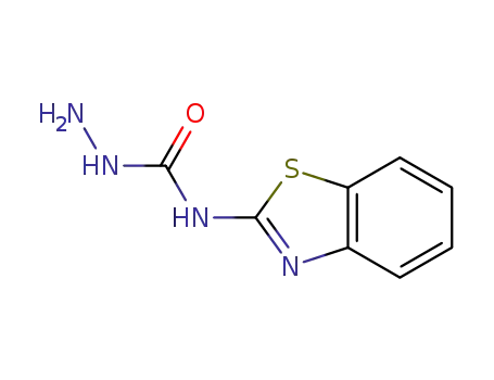 Molecular Structure of 127188-39-0 (Hydrazinecarboxamide, N-2-benzothiazolyl- (9CI))