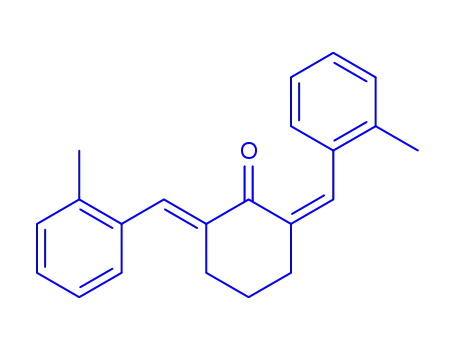 Molecular Structure of 1174731-16-8 (2,6-bis(2-methylbenzylidene)cyclohexanone)
