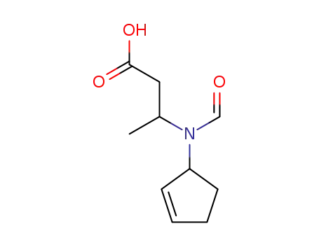 3-(Cyclopent-2-enyl-formyl-amino)-butyric acid