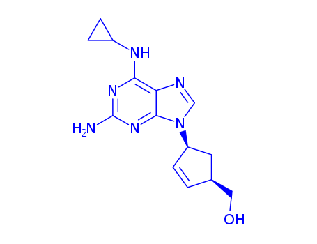 2-Cyclopentene-1-methanol, 4-[2-amino-6-(cyclopropylamino)-9H-purin-9-yl]-, (1R-cis)-