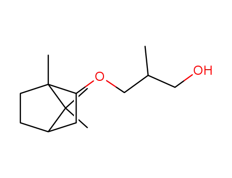 Molecular Structure of 128119-70-0 (1-Propanol,2-methyl-3-[(1,7,7-trimethylbicyclo-[2.2.1]hept-2-yl)oxy]-)