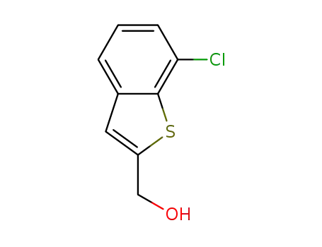 Molecular Structure of 1171926-62-7 ((7-chlorobenzo[b]thiophen-2-yl)methanol)