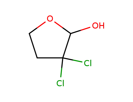 Molecular Structure of 117701-67-4 (2-Furanol,3,3-dichlorotetrahydro-(9CI))