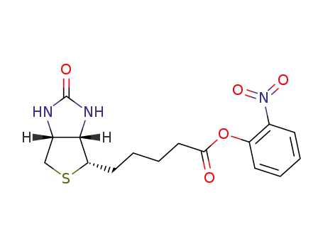 Molecular Structure of 131303-71-4 (D-(+)BIOTIN 2-NITROPHENYL ESTER)