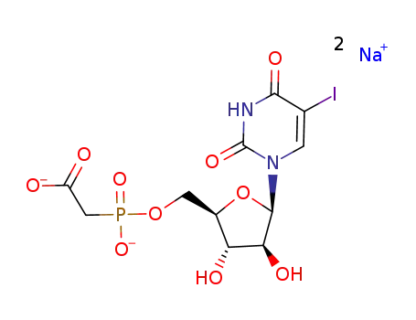 ((5-(6-Amino-5-iodo-2-oxo-1,2,3,6-tetrahydropyridin-3-yl)-3,4-dihydroxytetrahydro-furan-2-ylmethoxy)-hydroxy-phosphoryl}acetic acid