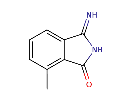 Molecular Structure of 127511-09-5 (3-aMino-7-Methyl-1H-Isoindol-1-one)