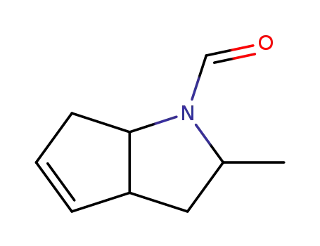 Cyclopenta[b]pyrrole-1(2H)-carboxaldehyde, 3,3a,6,6a-tetrahydro-2-methyl- (9CI)