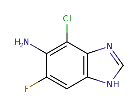 4-Chloro-6-fluoro-1H-benzo[d]imidazol-5-amine