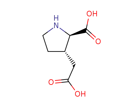 Molecular Structure of 117856-26-5 (2-carboxy-3-pyrrolidineacetic acid)