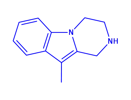 Molecular Structure of 126718-24-9 (Pyrazino[1,2-a]indole, 1,2,3,4-tetrahydro-10-methyl- (9CI))
