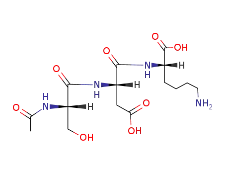 Molecular Structure of 127103-04-2 (seryl-aspartyl lysine acetylated)