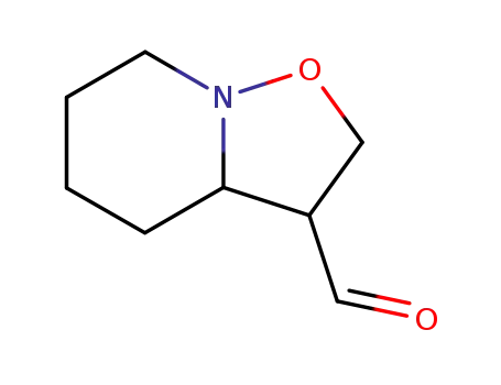 Molecular Structure of 116721-87-0 (2H-Isoxazolo[2,3-a]pyridine-3-carboxaldehyde, hexahydro-, trans- (9CI))