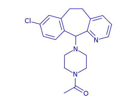(±)-11-(1-Acetyl-4-piperazinyl)-8-chloro-5,6-dihydro-11H-benzo[5,6]cyclohepta[1,2-b]pyridine