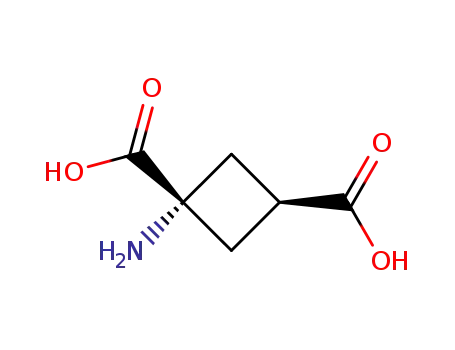 Molecular Structure of 117488-23-0 (1-AMINOCYCLOBUTANE-CIS-1,3-DICARBOXYLIC ACID)
