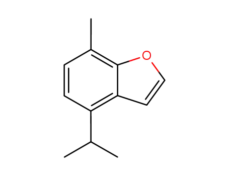 Benzofuran, 7-methyl-4-(1-methylethyl)- (9CI)