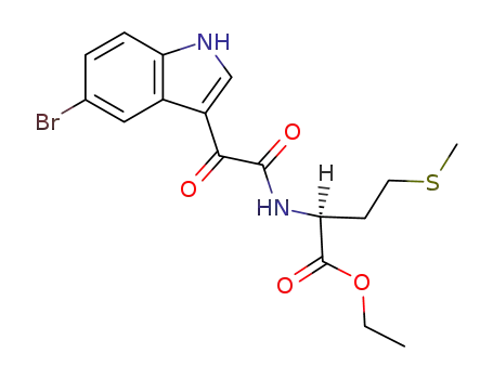Methionine, N-((5-bromo-3-indolyl)oxalyl)-, ethyl ester