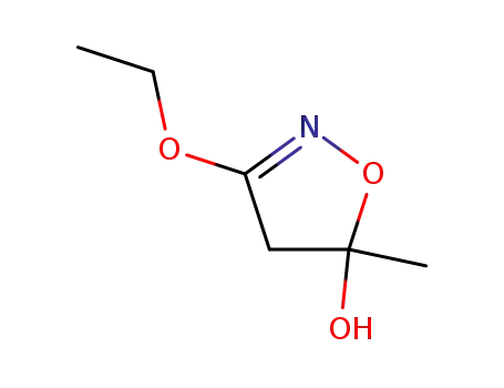 Molecular Structure of 300543-24-2 (5-Isoxazolol, 3-ethoxy-4,5-dihydro-5-methyl- (9CI))