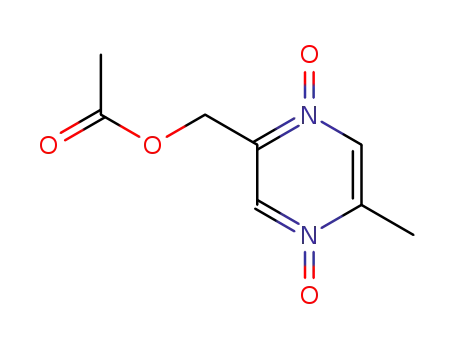 2-acetoxymethyl-5-methyl-pyrazine 1,4-dioxide