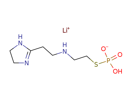 Ethanethiol,2-[[2-(4,5-dihydro-1H-imidazol-2-yl)ethyl]amino]-, dihydrogen phosphate(ester), monolithium salt (9CI)