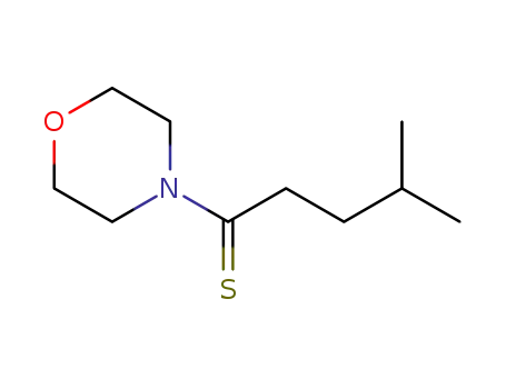 Molecular Structure of 118745-61-2 (Morpholine,  4-(4-methyl-1-thioxopentyl)-  (9CI))
